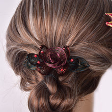 Load image into Gallery viewer, Simple and Elegant Purple Ribbon Hair Slides