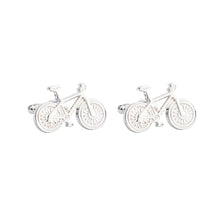 Load image into Gallery viewer, Fashion and Creative Bicycle Shaped Cufflinks