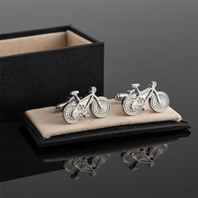 Load image into Gallery viewer, Fashion and Creative Bicycle Shaped Cufflinks