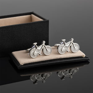 Fashion and Creative Bicycle Shaped Cufflinks