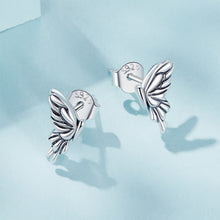 Load image into Gallery viewer, 925 Sterling Silver Simple Cute Butterfly Stud Earrings