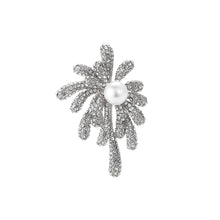 Load image into Gallery viewer, Fashion Bright Firework Imitation Pearl Brooch with Cubic Zirconia