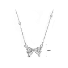 Load image into Gallery viewer, Simple and Sweet 316L Stainless Steel Ribbon Pendant with Necklace