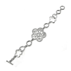 Elegant Bracelet with Silver Austrian Element Crystal