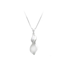 Load image into Gallery viewer, 925 Sterling Silver Leaf Pendant with Necklace