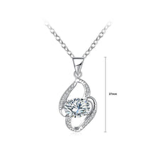 Load image into Gallery viewer, Fashion Elegant Geometric Pendant with Cubic Zircon and Necklace - Glamorousky