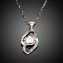Load image into Gallery viewer, Fashion Elegant Geometric Pendant with Cubic Zircon and Necklace - Glamorousky