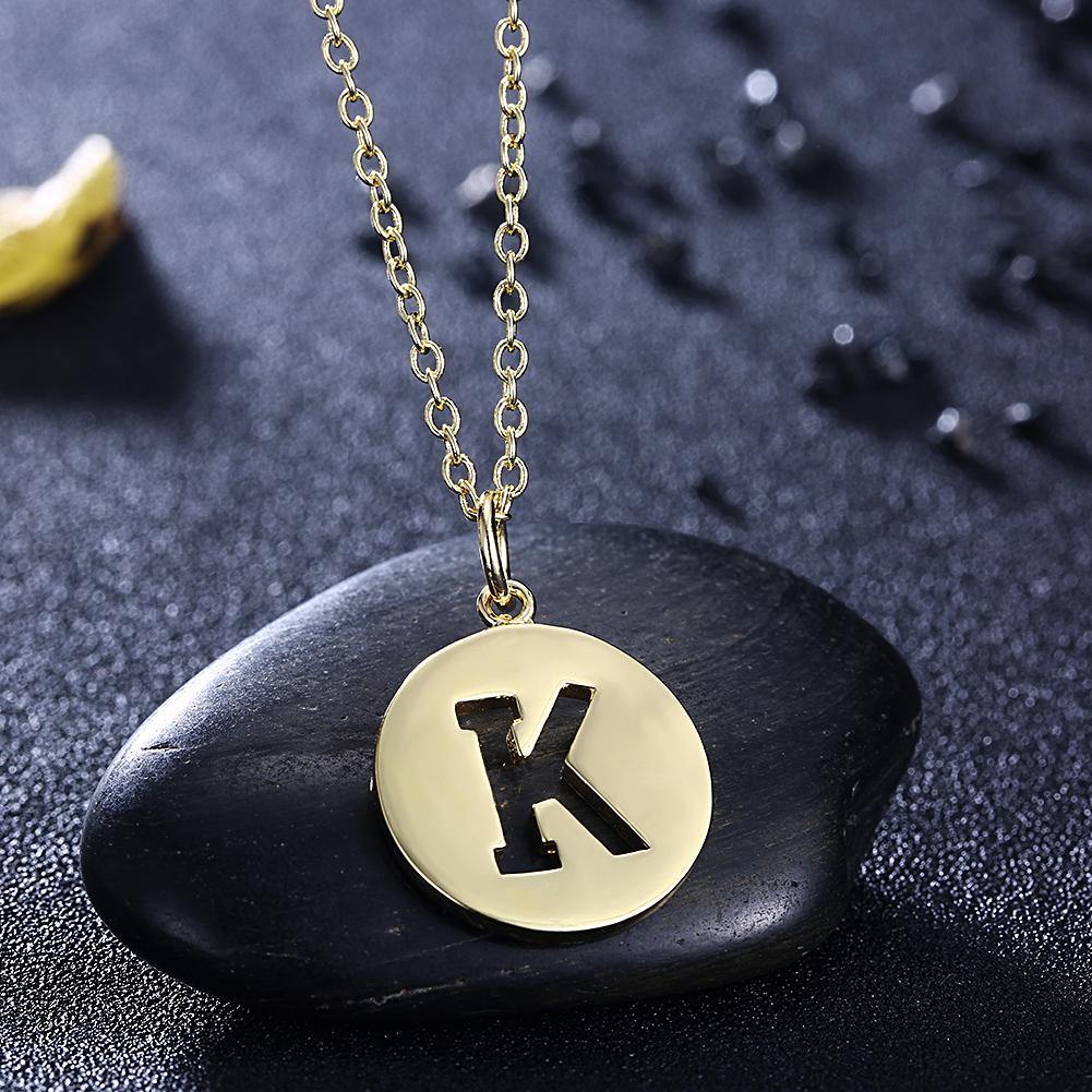 gold letter k