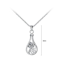 Load image into Gallery viewer, Fashion Elegant Hollow Perfume Bottle Pendant with Cubic Zircon and Necklace - Glamorousky
