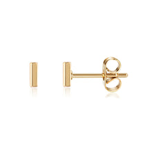 Load image into Gallery viewer, Fashion Simple Plated Gold Letter I Stud Earrings