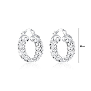 Classic Fashion Hollow Geometric Round Earrings - Glamorousky