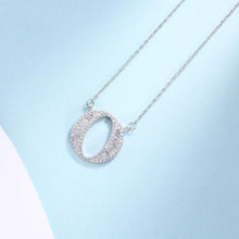 Load image into Gallery viewer, 925 Sterling Silver Fashion Personality Letter O Cubic Zircon Necklace - Glamorousky