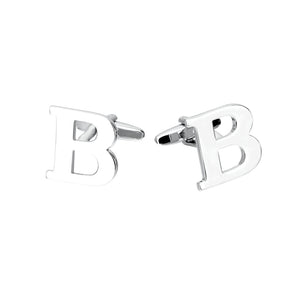 Simple Personality English Alphabet B Cufflinks