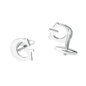 Simple Personality English Alphabet G Cufflinks