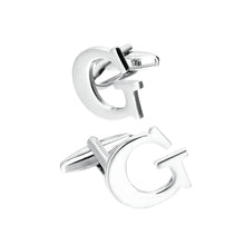 Load image into Gallery viewer, Simple Personality English Alphabet G Cufflinks