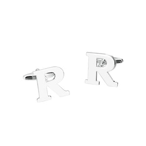 Simple Personality English Alphabet R Cufflinks