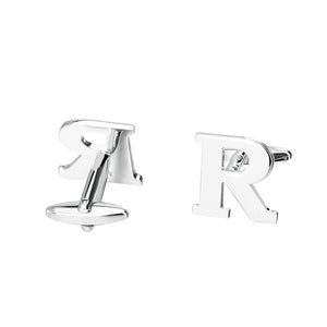 Simple Personality English Alphabet R Cufflinks