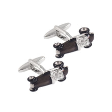 Load image into Gallery viewer, Fashion Personality Gray Sports Car Cufflinks