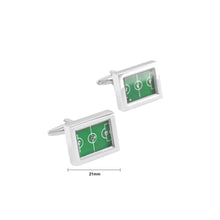 Load image into Gallery viewer, Fashion Creative Football Field Cufflinks