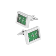 Load image into Gallery viewer, Fashion Creative Football Field Cufflinks