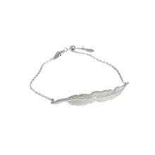 Load image into Gallery viewer, 925 Sterling Silver Fashion Simple Leaf Bracelet