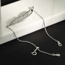 Load image into Gallery viewer, 925 Sterling Silver Fashion Simple Leaf Bracelet