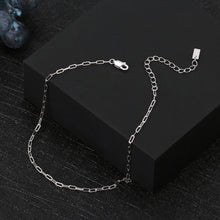 Load image into Gallery viewer, 925 Sterling Silver Simple Fashion Geometric Chain Anklet