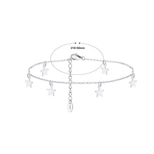 Load image into Gallery viewer, 925 Sterling Silver Fashion Simple Star Chain Anklet